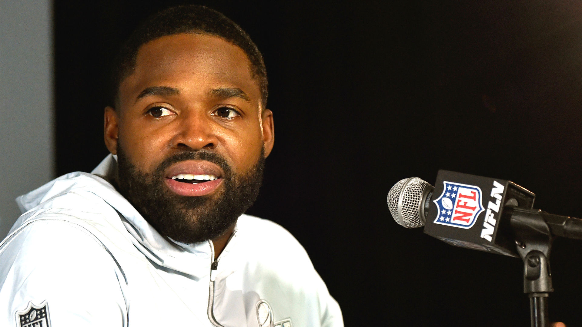 Panthers' Torrey Smith uses off day to listen, learn, act as part of Players Coalition