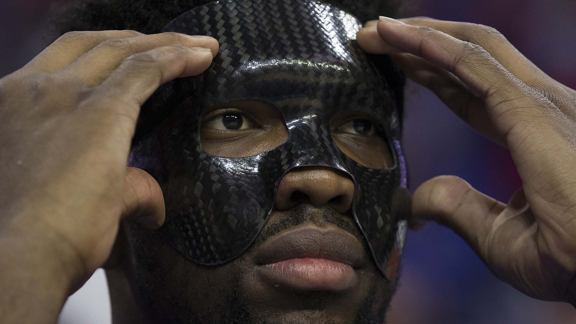 Masked men NBA players in protective gear Sporting News
