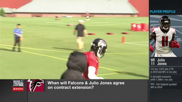 NFL Network's Ian Rapoport: Why Julio Jones' contract extension can't happen until at least one year after his revised NFL Network's Ian Rapoport: Why Julio Jones' contract extension can't happen until at least one year after his revised