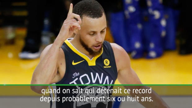 Basket : Finales - Curry - "C'est plutôt cool d'avoir ce record"