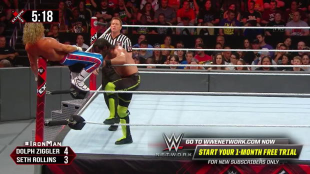 Seth Rollins and Dolph Ziggler push themselves to the limit in 30-Minute WWE Iron Man Match: WWE Extreme Rules 2018 (WWE Network Exclusive) Seth Rollins and Dolph Ziggler push themselves to the limit in 30-Minute WWE Iron Man Match: WWE Extreme Rules 2018 (WWE Network Exclusive)