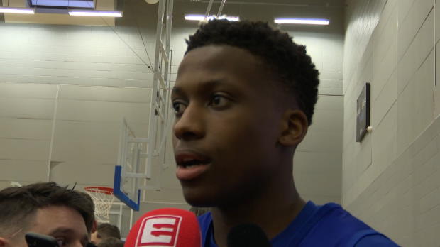 Basket : NBA - Ntilikina - "Ce serait un honneur de jouer avec le maillot de l'équipe de France"