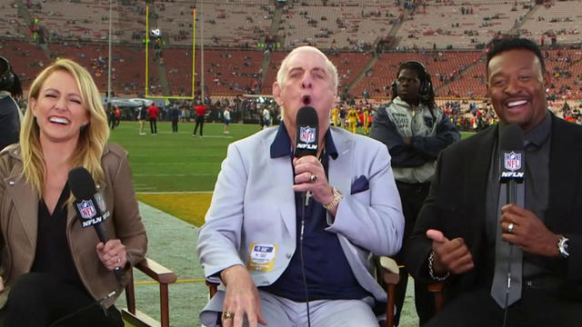 Woo! Ric Flair joins NFL Total Access to talk Kansas City Chiefs vs. Los Angeles Rams on Monday Night Football Woo! Ric Flair joins NFL Total Access to talk Kansas City Chiefs vs. Los Angeles Rams on Monday Night Football