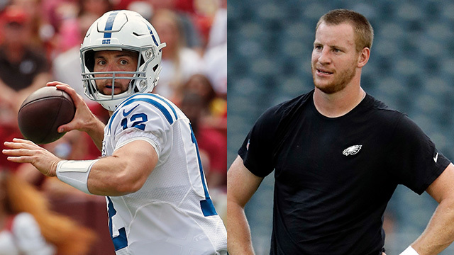 Peter Schrager: Indianapolis Colts are primed for upset if Philadelphia Eagles quarterback Carson Wentz isn't lights out Peter Schrager: Indianapolis Colts are primed for upset if Philadelphia Eagles quarterback Carson Wentz isn't lights out