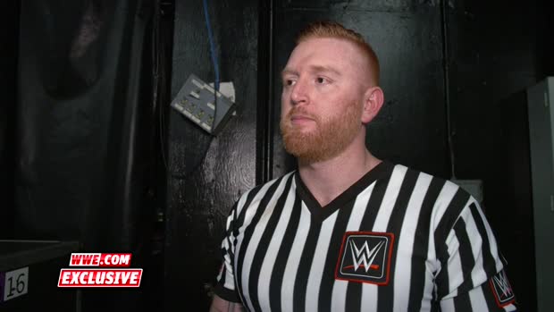 Conflicted Heath Slater reflects on his first night as referee: WWE.com Exclusive, Dec. 10, 2018 Conflicted Heath Slater reflects on his first night as referee: WWE.com Exclusive, Dec. 10, 2018