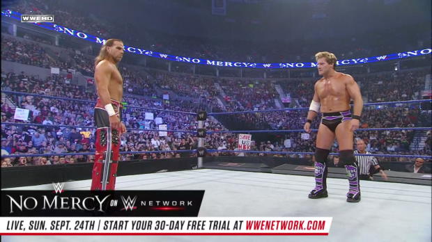 Chris Jericho vs. Shawn Michaels - World Heavyweight Title Ladder Match: WWE No Mercy 2008 (Full Match - WWE Network Exclusive) Chris Jericho vs. Shawn Michaels - World Heavyweight Title Ladder Match: WWE No Mercy 2008 (Full Match - WWE Network Exclusive)