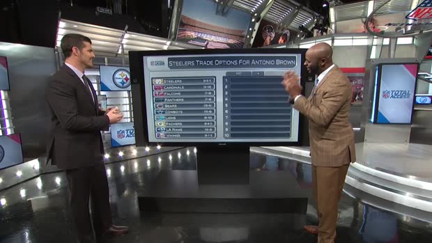 NFL Network's David Carr, Reggie Wayne narrow down the list of Pittsburgh Steelers' wide receiver Antonio Brown trade options NFL Network's David Carr, Reggie Wayne narrow down the list of Pittsburgh Steelers' wide receiver Antonio Brown trade options
