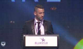 Watch 2016/17 Victory medallist Carl Valeri's acceptance speech in full.