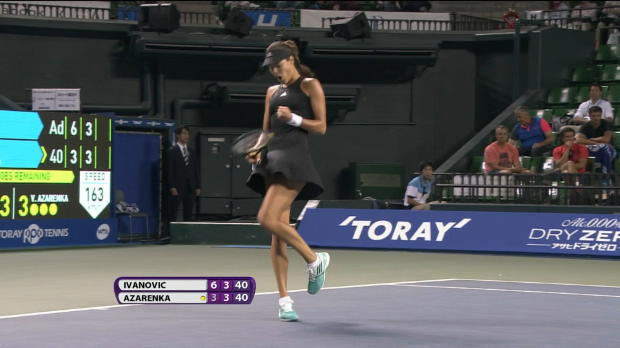  : WTA - Tokyo - Ivanovic domine Azarenka