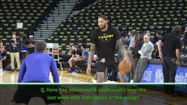 Video Walton Plays Down Uncertainty In Lakers Locker Room