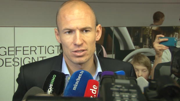 Foot : LDC - Demi-finales, Bayern Munich, Robben n'est pas inquiet pour Ribéry