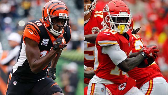 Which receiver would you rather build around: Cincinnati Bengals wide receiver A.J. Green or Kansas City Chiefs wide reciever Tyreek Hill? Which receiver would you rather build around: Cincinnati Bengals wide receiver A.J. Green or Kansas City Chiefs wide reciever Tyreek Hill?