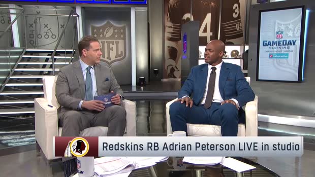 Washington Redskins running back Adrian Peterson: I want to sit back and say I have a championship ring Washington Redskins running back Adrian Peterson: I want to sit back and say I have a championship ring