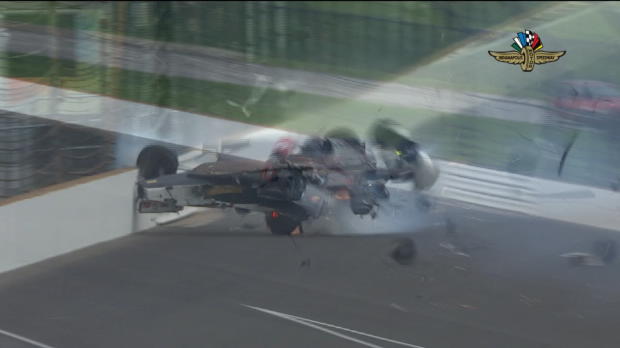 Horrific crash leaves Bourdais with multiple fractures