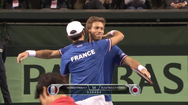  : NEWS - Coupe Davis - Mahut et Herbet expdient la France en quarts de finale