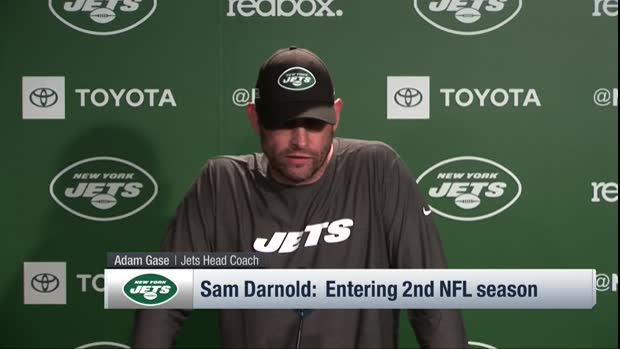 New York Jets head coach Adam Gase on quarterback Sam Darnold: 'He takes coaching as well as anybody I've ever been around' New York Jets head coach Adam Gase on quarterback Sam Darnold: 'He takes coaching as well as anybody I've ever been around'