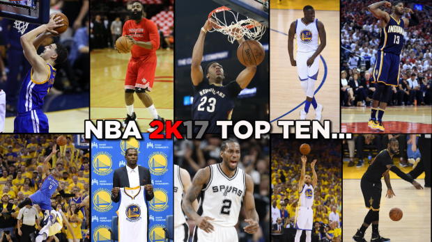 LeBron James heads NBA 2k17 ratings