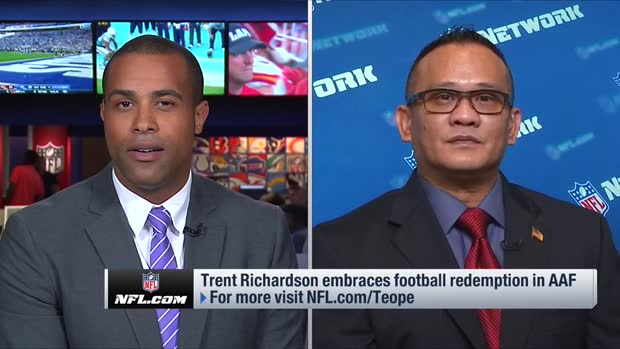 NFL Network's Herbie Teope: Running back Trent Richardson has 'very good chance' to 'jumpstart' NFL career through AAF NFL Network's Herbie Teope: Running back Trent Richardson has 'very good chance' to 'jumpstart' NFL career through AAF
