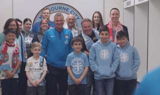 Warren Joyce visited the City changerooms at AAMI Park to meet members for the first time as Head Coach. Joyce asked questions about the Club as well as taking questions from the room about the new season.