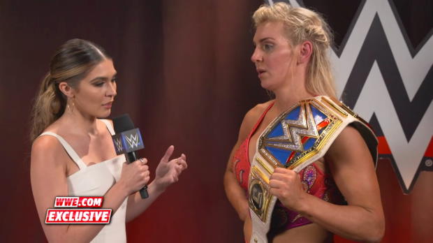 Charlotte Flair gets emotional about Becky Lynch's shocking assault: WWE.com Exclusive, Aug. 19, 2018 Charlotte Flair gets emotional about Becky Lynch's shocking assault: WWE.com Exclusive, Aug. 19, 2018