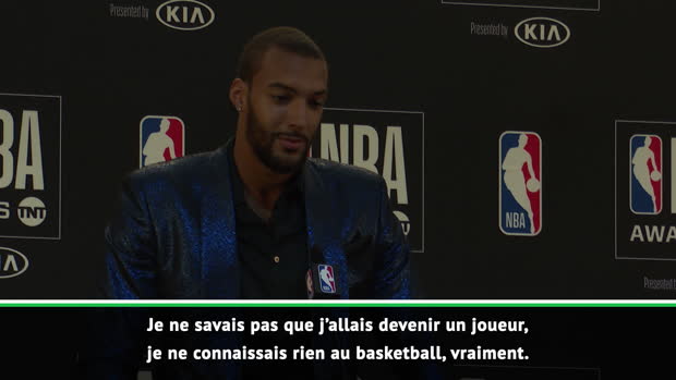 Basket : NBA Awards - Gobert - "Je n'aurais jamais pensé pouvoir être capable de le faire"