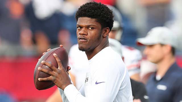 Receiving attention: Expectations for Baltimore Ravens rookie quarterback Lamar Jackson's first career start Receiving attention: Expectations for Baltimore Ravens rookie quarterback Lamar Jackson's first career start