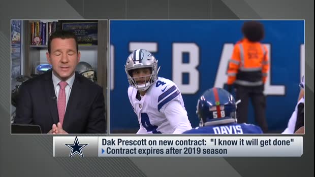 NFL Network Insider Ian Rapoport details expected annual numbers in quarterback Dak Prescott, Dallas Cowboys eventual contract extension NFL Network Insider Ian Rapoport details expected annual numbers in quarterback Dak Prescott, Dallas Cowboys eventual contract extension