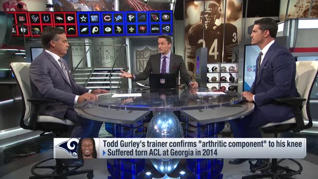 Former NFL head coach Jeff Fisher: Los Angeles Rams running back Todd Gurley's knee injury isn't 'career-threatening' Former NFL head coach Jeff Fisher: Los Angeles Rams running back Todd Gurley's knee injury isn't 'career-threatening'