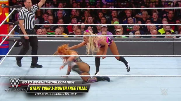 Charlotte Flair takes charge against Becky Lynch and Carmella: SummerSlam 2018 (WWE Network Exclusive) Charlotte Flair takes charge against Becky Lynch and Carmella: SummerSlam 2018 (WWE Network Exclusive)