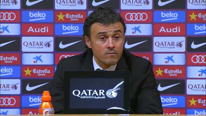 Luis Enrique : "Un résultat juste"