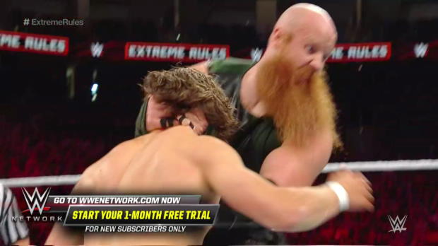 Daniel Bryan digs deep against The Bludgeon Brothers: WWE Extreme Rules 2018 (WWE Network Exclusive) Daniel Bryan digs deep against The Bludgeon Brothers: WWE Extreme Rules 2018 (WWE Network Exclusive)
