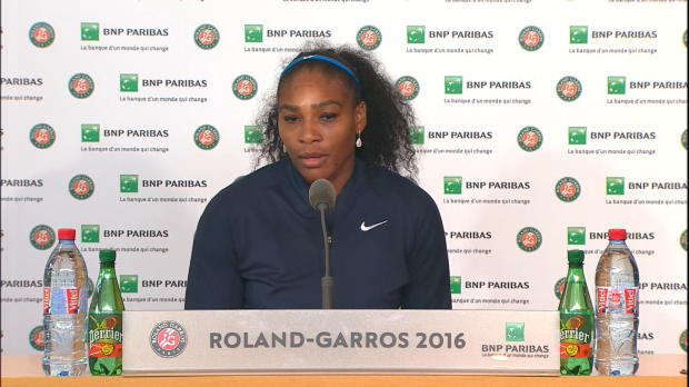  : NEWS - Roland-Garros - S. Williams - 'J?ai vraiment essay de l'emporter'