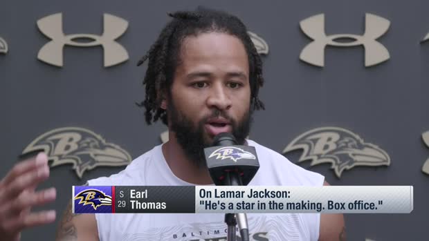 Baltimore Ravens safety Earl Thomas on quarterback Lamar Jackson: 'He's a star in the making ... box office' Baltimore Ravens safety Earl Thomas on quarterback Lamar Jackson: 'He's a star in the making ... box office'