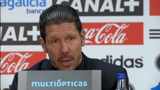 Foot : Liga - 27ème journée, Atlético Madrid, Simeone : "Villa vit pour marquer"