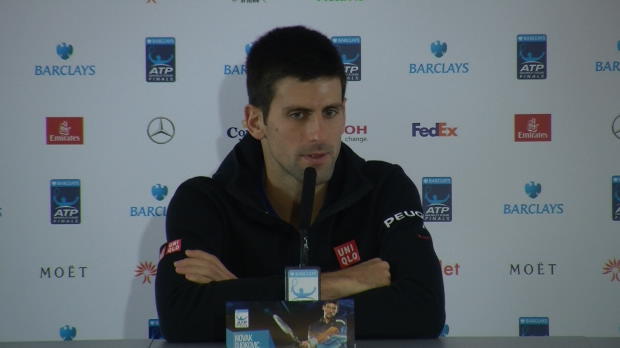  : NEWS - Masters de Londres - Djokovic admet tre 'crev' avant la finale