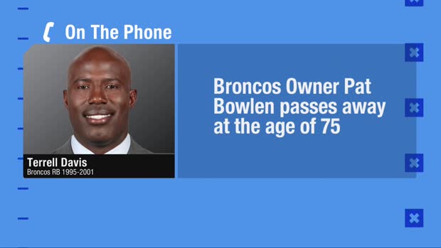 Former NFL running back Terrell Davis: Denver Broncos owner Pat Bowlen's legacy will 'live on forever' in the NFL Former NFL running back Terrell Davis: Denver Broncos owner Pat Bowlen's legacy will 'live on forever' in the NFL