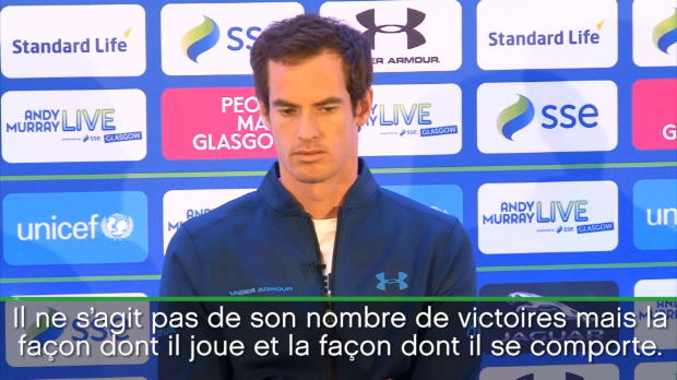  : ATP - Exhibition - Murray - 'Federer est extrmement populaire'