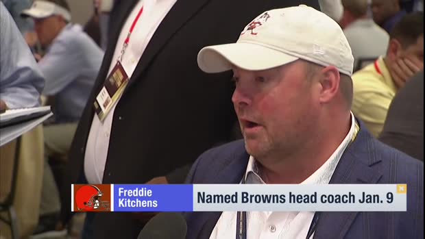 Cleveland Browns head coach Freddie Kitchens on Odell Beckham Jr.: 'His life was turned upside-down' with trade Cleveland Browns head coach Freddie Kitchens on Odell Beckham Jr.: 'His life was turned upside-down' with trade