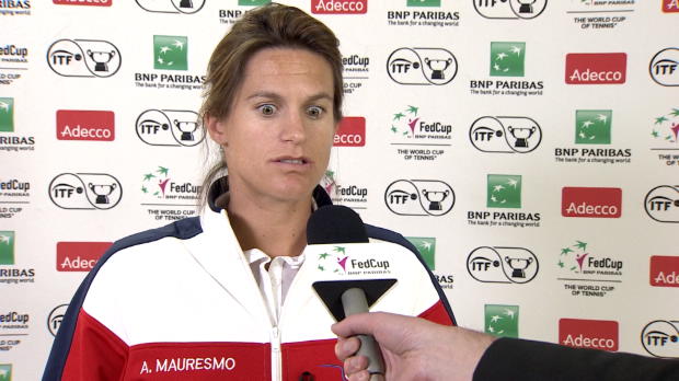  : NEWS - Fed Cup - Mauresmo - 'Du chemin  parcourir'