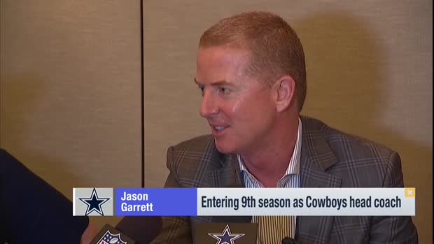 Dallas Cowboys head coach Jason Garrett talks expectations for Kellen Moore as a first-year play caller Dallas Cowboys head coach Jason Garrett talks expectations for Kellen Moore as a first-year play caller