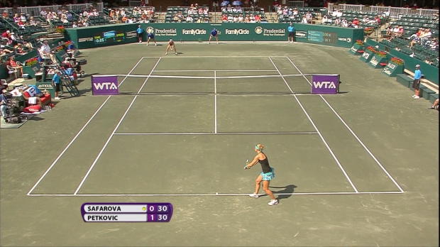  : WTA - Charleston - Petkovic surclasse Safarova