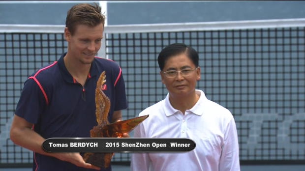  : ATP - Shenzhen - Berdych regote  un titre