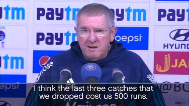 Bayliss laments England's poor catching