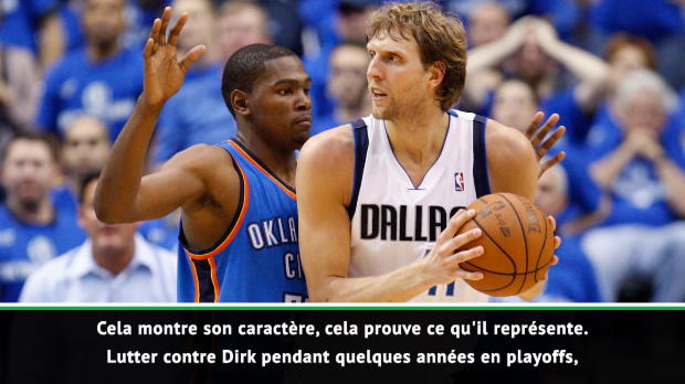 Basket : NBA - Durant - "L'héritage de Nowitzki perdurera pour toujours"