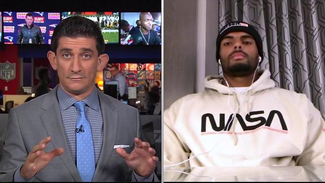 Los Angeles Chargers wide receiver Tyrell Williams explains how he came down with a touchdown between three Browns defenders Los Angeles Chargers wide receiver Tyrell Williams explains how he came down with a touchdown between three Browns defenders