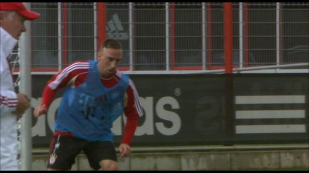 Foot : Bundesliga - Bayern Munich, Match test pour Ribéry