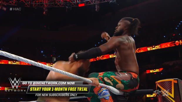 Rusev floors The New Day with hard-hitting strikes: WWE Hell in a Cell 2018 (WWE Network Exclusive) Rusev floors The New Day with hard-hitting strikes: WWE Hell in a Cell 2018 (WWE Network Exclusive)