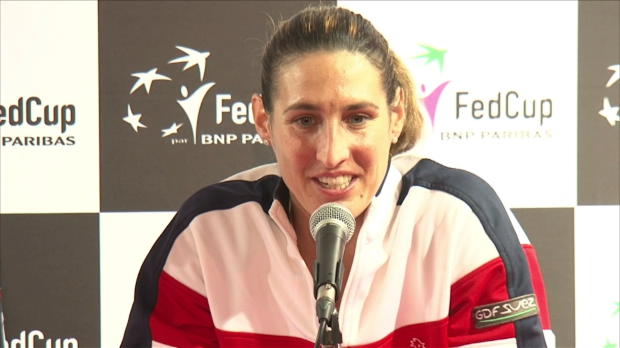Tennis / News - Fed Cup - La joie des Françaises Tennis / News - Fed Cup - La joie des Françaises