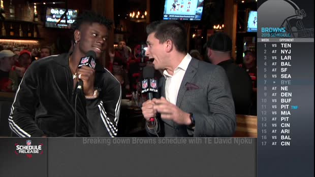 Cleveland Browns tight end David Njoku on wide receiver Odell Beckham Jr.'s return to New York in Week 2: 'Gotta love it ... he has something to prove' Cleveland Browns tight end David Njoku on wide receiver Odell Beckham Jr.'s return to New York in Week 2: 'Gotta love it ... he has something to prove'