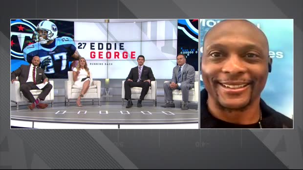 Former NFL running back Eddie George recalls memories of watching 'Music City Miracle' from sidelines Former NFL running back Eddie George recalls memories of watching 'Music City Miracle' from sidelines